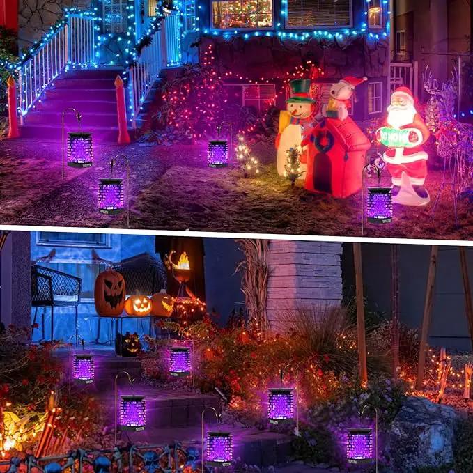 EOYIZW Solar Lights Outdoor, 99 LEDs Solar Lantern - IP65 Waterproof Garden Lights Decor for Halloween Yard Porch Patio 2 Pack by GreenHaven Gardens
