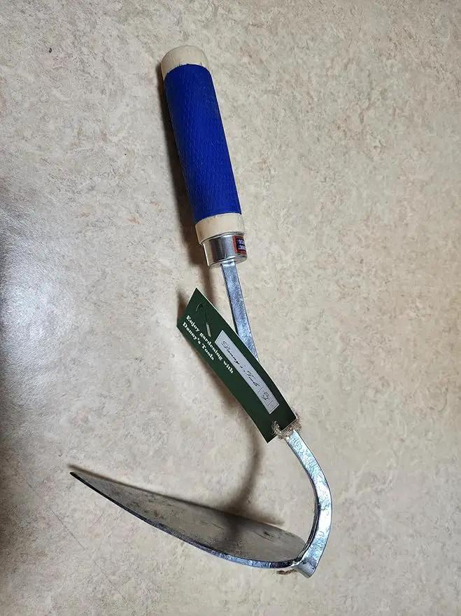 Danny’s Tools Hoe (Ho-mi), Korean Gardening Tool, Easy Gardening, Weeding and Farming, Hand Made, Hand Forged Steel. by GreenHaven Gardens
