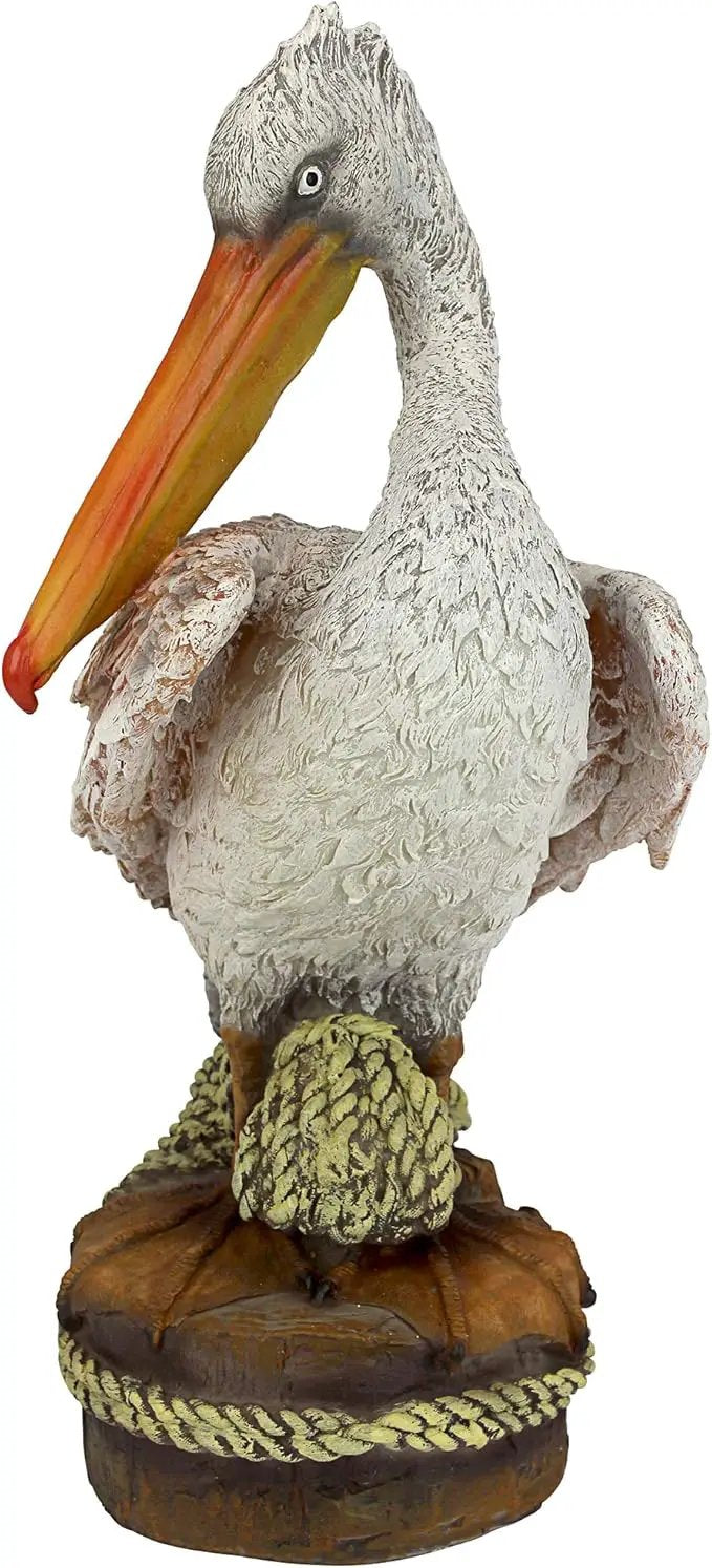 Design Toscano Ocean Side PIER 51 Pelican Statue by GreenHaven Gardens