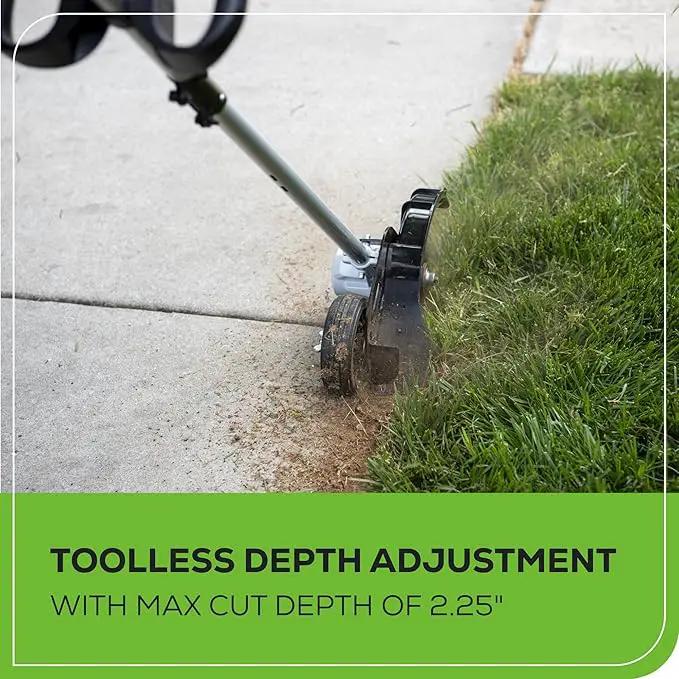 Greenworks 40V 8" Brushless Edger, 4.0Ah USB Battery and Charger Included by GreenHaven Gardens