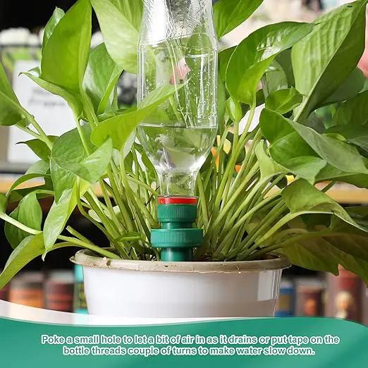 Patelai Terracotta Plant Watering Spikes Self to Use with Cola Bottles Houseplant Watering Stakes Automatic Irrigation System(15 Pack,White) by GreenHaven Gardens