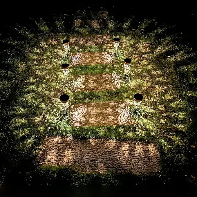 6-Pack Butterfly Outdoor Decor Solar Pathway Lights, Metal Landscape Lighting for Garden, Lawn, Yard, Patio, Backyard, Pathway, Walkway – gifts for Mother, Women, Men, Grandmother, Grandfather by GreenHaven Gardens