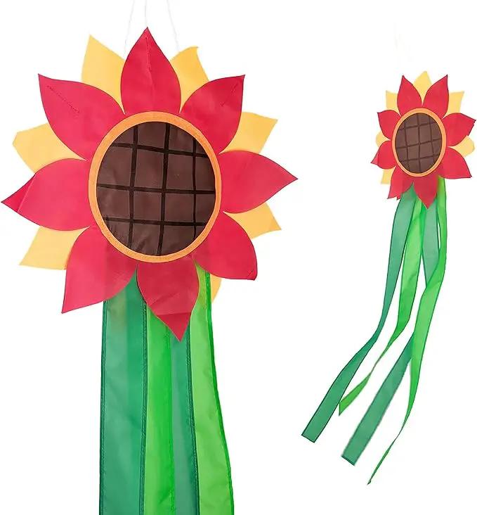 Madrona Brands Red Flower Windsock | Durable Outdoor Hanging Decoration | Yard, Garden, Patio, Home and More | 42-Inch by GreenHaven Gardens