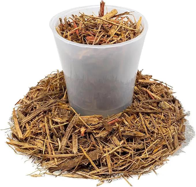 Eucalyptus Mulch - Provide Long-Lasting Color and Aromatic Appeal to Your Landscape - 10 QUARTS by GreenHaven Gardens