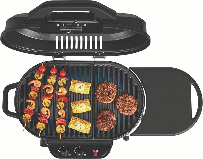 Coleman RoadTrip 225 Portable Propane Grill, 2-Burner Gas Grill with Matchless Ignition & Adjustable Temperature Control, 11,000 BTUs of Power for Grilling, Tailgating, Camping, BBQ, & More by GreenHaven Gardens