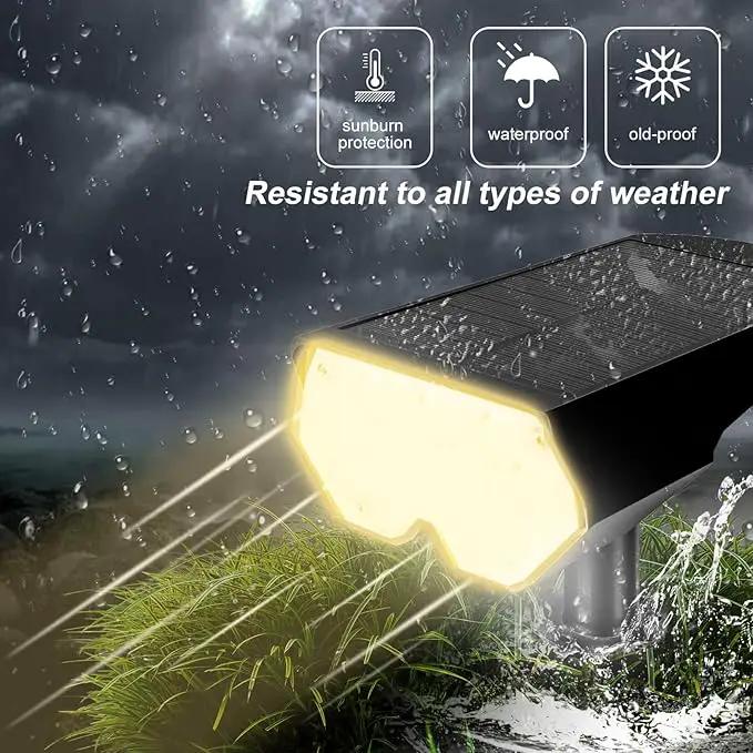 All-New Solar Spot Lights Outdoor Waterproof，20 LEDs Solar Tree Lights with 2 Modes, Landscape Spotlights for Pathway, Patio, Garden, Trees, Pool(4 Pack,Warm Light) by GreenHaven Gardens