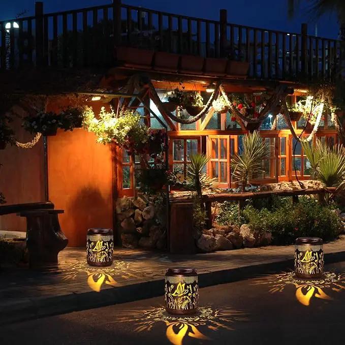 pearlstar Solar Lanterns Outdoor Waterproof Hanging Solar Lights Metal Butterfly Gifts for Women Mom Grandma Decor for Garden Yard Patio Balcony Path by GreenHaven Gardens