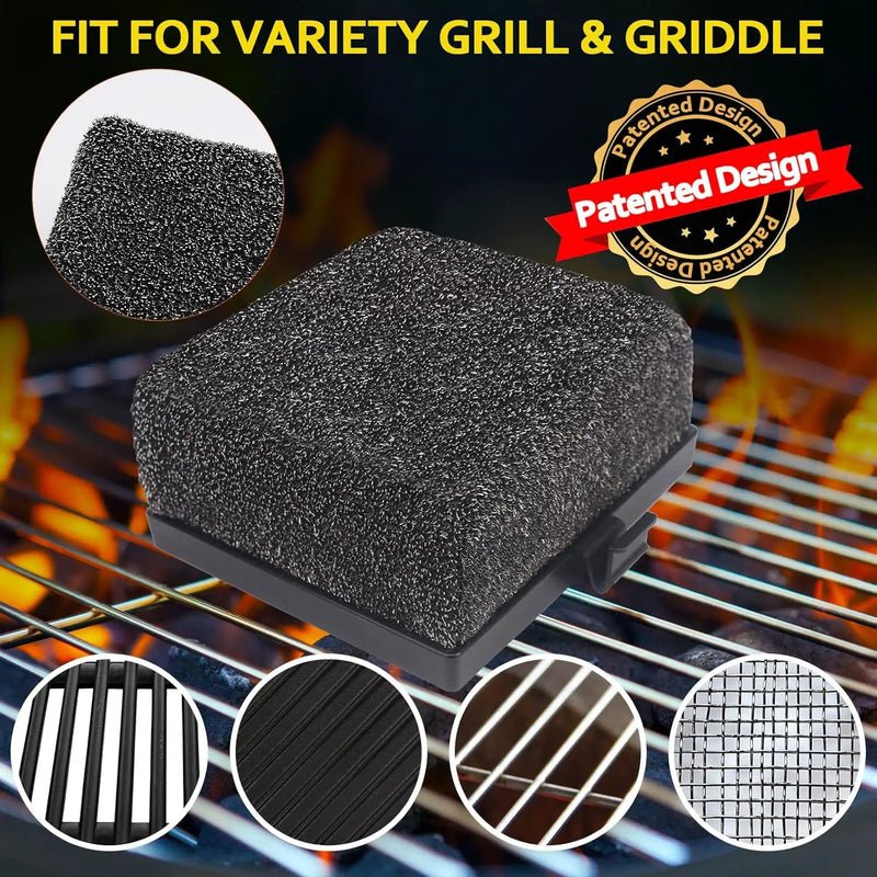 Grill Brush Brsitle Free, Replacement Cleaning Head, Heat-Resistant Kevlar Head for Steam Grill Brush(Only Replaceable Cleaning Head) by GreenHaven Gardens