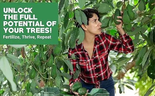6-4-6 Avocado and Citrus Tree Professional Fertilizer Plant Food for Outdoor/Indoor Gardening; Quick-Release Nitrogen Fertilizer; Orange, Lime, Avocado and Lemon Tree Fertilizer (2 QUARTS) by GreenHaven Gardens