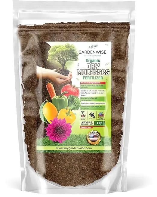 Organic Molasses for Plants - Horticultural Molasses - Ideal for Traditional & Hydroponic Gardening, for Indoor & Outdoor Plants (1 Quart) by GreenHaven Gardens