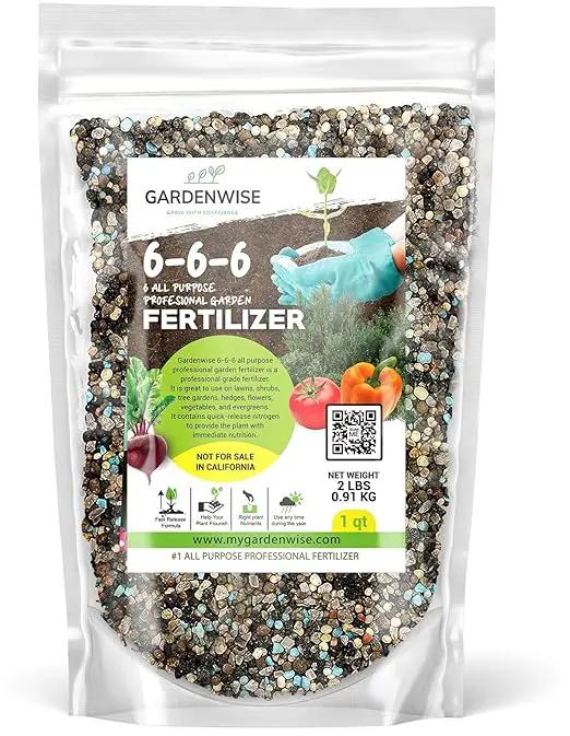 6-6-6 All-Purpose Professional Plant Food Fertilizer; Ideal for Winter Care & Spring Feeding, Perfect Balanced NPK for Indoor and Outdoor Plants (1 Quart) by GreenHaven Gardens