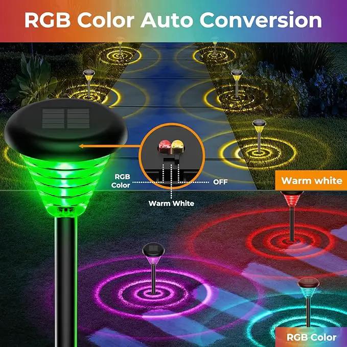 6 Pack, Landscape Lighting for Yard and Walkway, Garden Decor for Outside Patio Porch, Warm White, Black, GD006 by GreenHaven Gardens