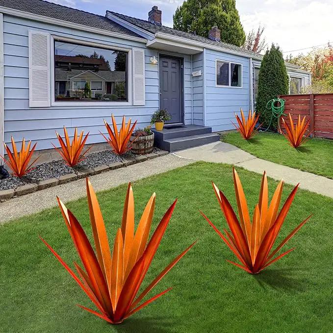 Homight Metal Tequila Country Sculpture DIY Tequila Plant Home Decor Country Tequila Garden Ornament Indoor Outdoor Statue Patio Lawn Patio Stake Decoration Gift to The Garden by GreenHaven Gardens