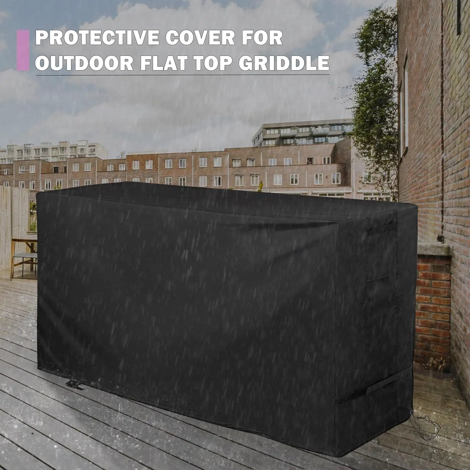 Grill Cover for Blackstone 36 Inch Griddle with Hood, Outdoor Griddle Cover for Blackstone 2210/2212/2310/2322, Flat Top Grill Cover for 4 Burner 36" Griddle by GreenHaven Gardens