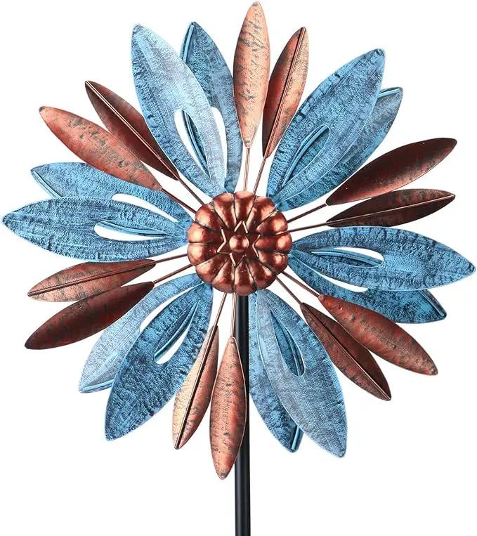 WONDER GARDEN Wind Spinner, Premium Kinetic Wind Sculpture Spinners Metal Windmill for Outdoor Yard Patio Lawn & Garden Decor by GreenHaven Gardens