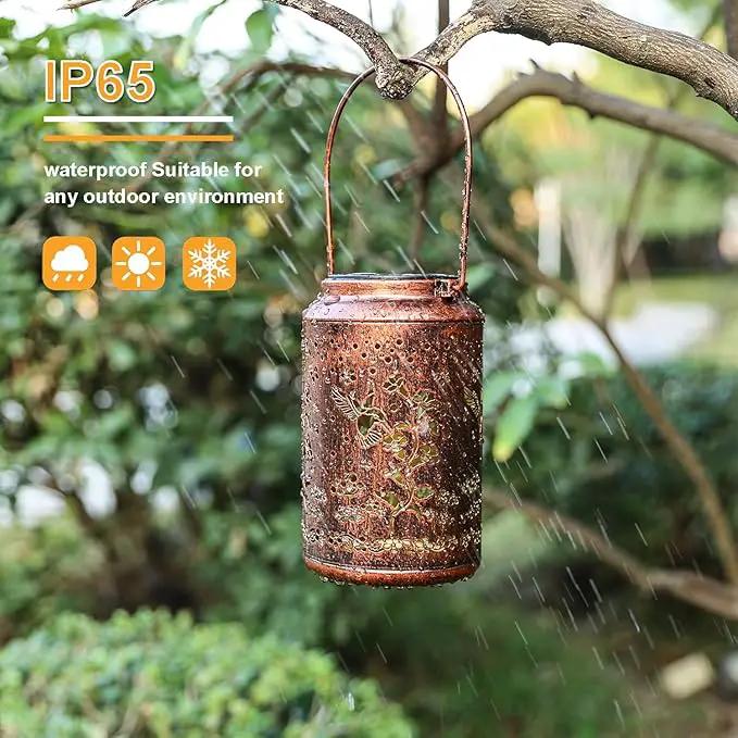 Lawn Ornaments Hummingbird Solar Lights Outdoor Decorative for Outside,Garden Decorations Birthday Retirement Gift for Women by GreenHaven Gardens