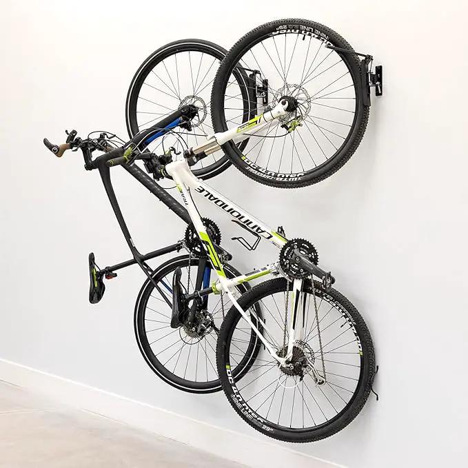 StoreYourBoard Bike Swivel Rack – Wall Mounted Garage Bike Storage, Vertical Hanger with 120° Swing Design & Stopper, Space-Saving Indoor Wall Mount – Fits Kids Bikes, BMX & More by GreenHaven Gardens