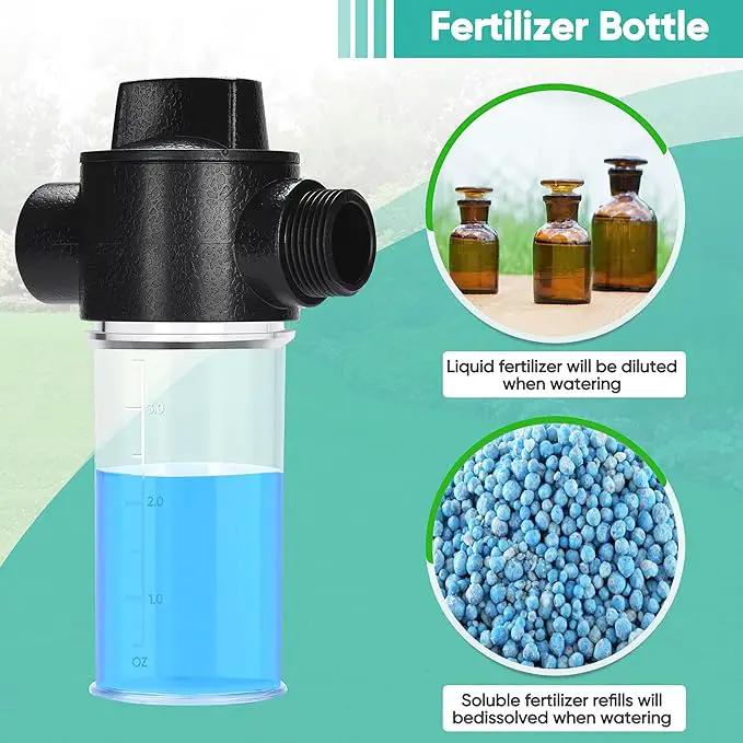 Stainless Steel Deep Root Tree Watering Tool,Root Feeder with Fertilizer Bottle Watering Wand Irrigation System Watering Stake,for Trees Bushes Shrubs Fruit Trees with Brass Valve T-Handle by GreenHaven Gardens