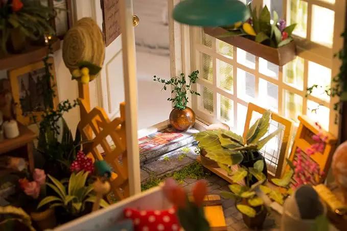 Rolife 1:20 Miniature House Kits-Tiny House Kit-DIY Miniature Dollhouse Kits for Adults-Model Building Craft Kits-Hobbies Gifts for Women and Men by GreenHaven Gardens