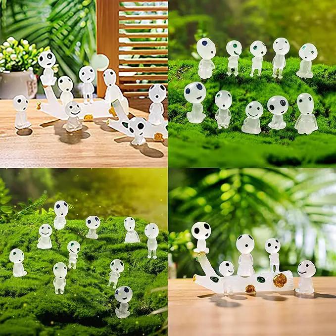 Luminous Ghost Tree Elves Glow in Dark Nightlight Landscape Garden Accessories Indoor Room Ornaments Outdoor Yard Lawn Decoration 10pcs by GreenHaven Gardens