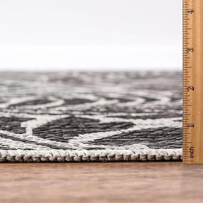 Keen Home Design Terrace Outdoor Runner Rug - 2x8 Washable Indoor/Outdoor Rug for Patio, Kitchen, Balcony, Beach, Garden, Deck and Porch, Size: 2'2"x7'7" by GreenHaven Gardens