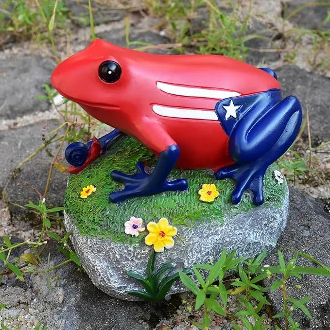 Puerto Rico Souvenirs, Puerto Rican Coqui with Sound, National Symbol of Puerto Rico Decorations Gifts, Novelty Puerto Rican Theme Sculpture Coqui Signs Frog Figurine, Battery Not Included by GreenHaven Gardens