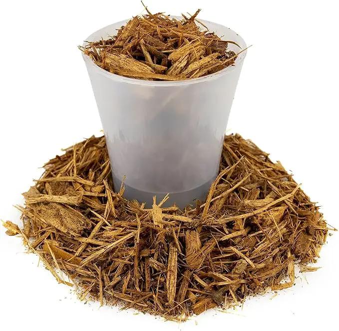 Organic Yellow Mulch - Nurture Your Plants with Natural Nutrients - 20 QUARTS by GreenHaven Gardens
