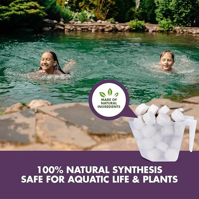 Nature's Core Muck Removal Tablets Natural Pond Sludge Remover, Cleans & Clears Away Muck & Sludge, Safe for The Environment, Treats 1,500 Sq Ft, 3 Month Supply, 8 Scoops, 4 lb by GreenHaven Gardens