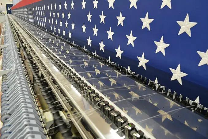FlagSource FMAA Certified PolyExtra Polyester American Flag with Embroidered Stars and Sewn Stripes, Made in the USA, 5x8' by GreenHaven Gardens