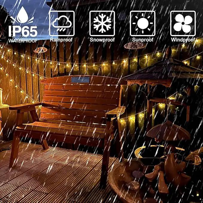 Globe String Lights 65.6 Feet 150 LED, Plug in Crystal Fairy String Lights with Remote Timer, 8 Modes Indoor Outdoor Hanging Globe Lights for Wedding Bedroom Classroom Patio Garden by GreenHaven Gardens