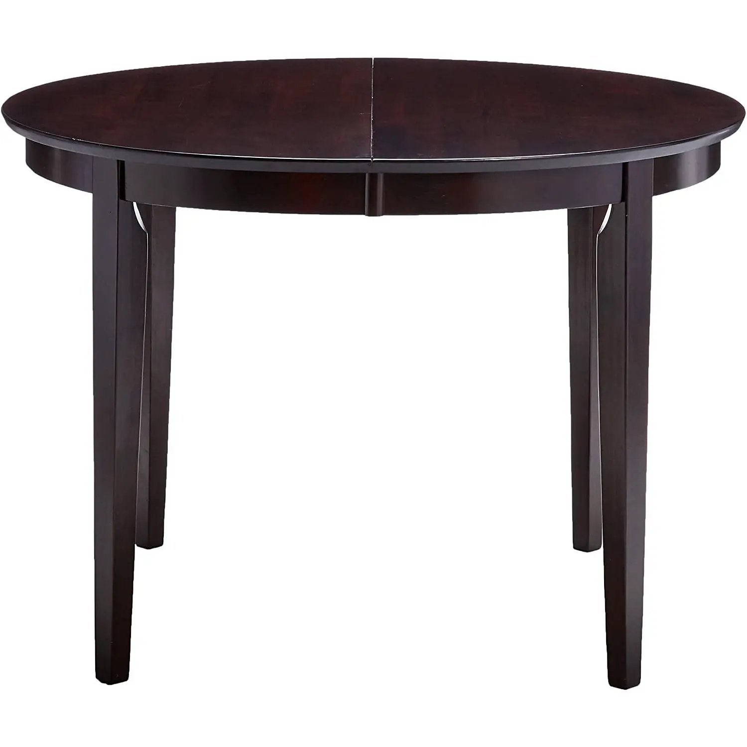 Contemporary Oval Dining Table in Dark Brown Cappuccino Wood Finish by HomePacific