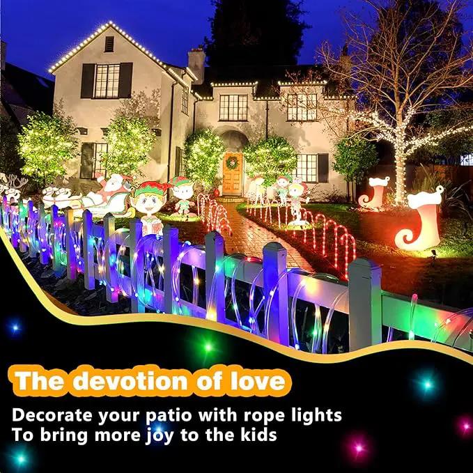 LED Rope Lights Indoor with USB Powered, 66Ft (33Ft X 2 Pack) 200 LED String Lights Outdoor with Remote,16 Color Changing Rope Lights for Outside Garden Party Wedding Christmas by GreenHaven Gardens