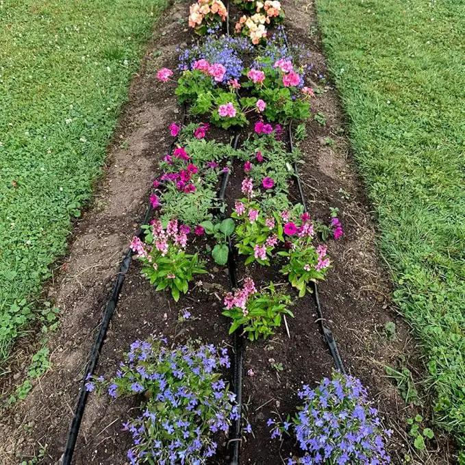 Watex Home Irrigation, Soaker Hose, 50 ft. Weeping hose, water-efficient irrigation, saving water by 60% by GreenHaven Gardens