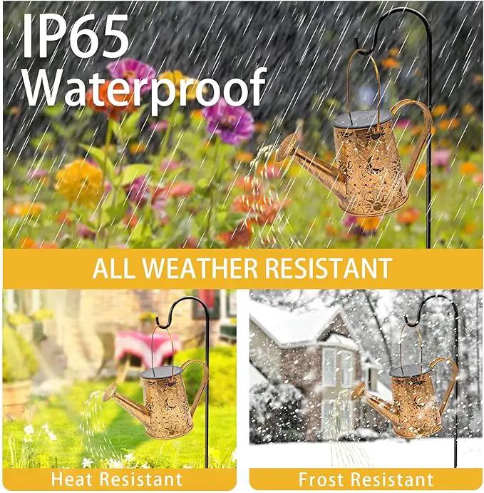 Solar Garden Lights Outdoor, Solar Watering Can Lights Garden Decor Gifts for Grandma Mom, Sun Moon Waterproof Hanging Lantern with String Lights, Yard Decoration for Patio Porch Lawn Backyard Pathway by GreenHaven Gardens