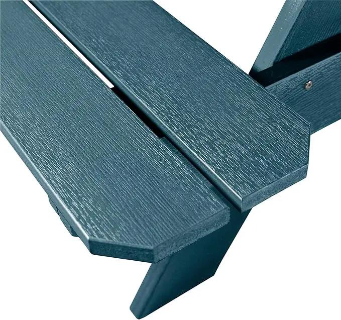 highwood Hometown Picnic Table, 6 Foot, Nanatucket Blue by GreenHaven Gardens