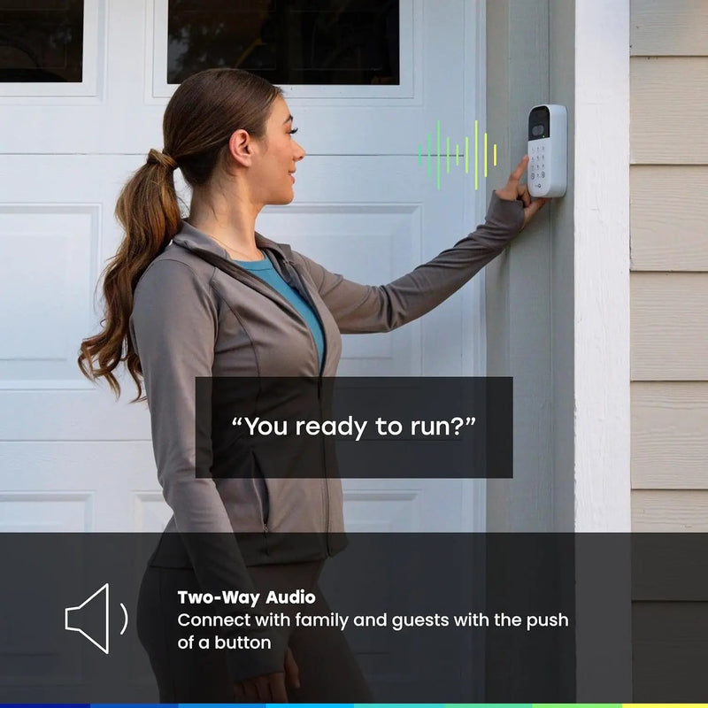 myQ Smart Garage Door Video Keypad with Wide-Angle Camera,Customizable PIN Codes,and Smartphone Control–Take Charge of Your Garage Access Works with Chamberlain, LiftMaster and Craftsman openers,White by GreenHaven Gardens