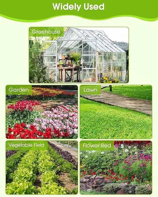 Drip Irrigation System Kit - Garden Watering System with 16FT 1/2'' & 79FT 1/4" Irrigation Tubing Parts - Automatic Irrigation Sprinkler Equipment for Raised Beds, Plants, Garden, Lawn, Greenhouse by GreenHaven Gardens
