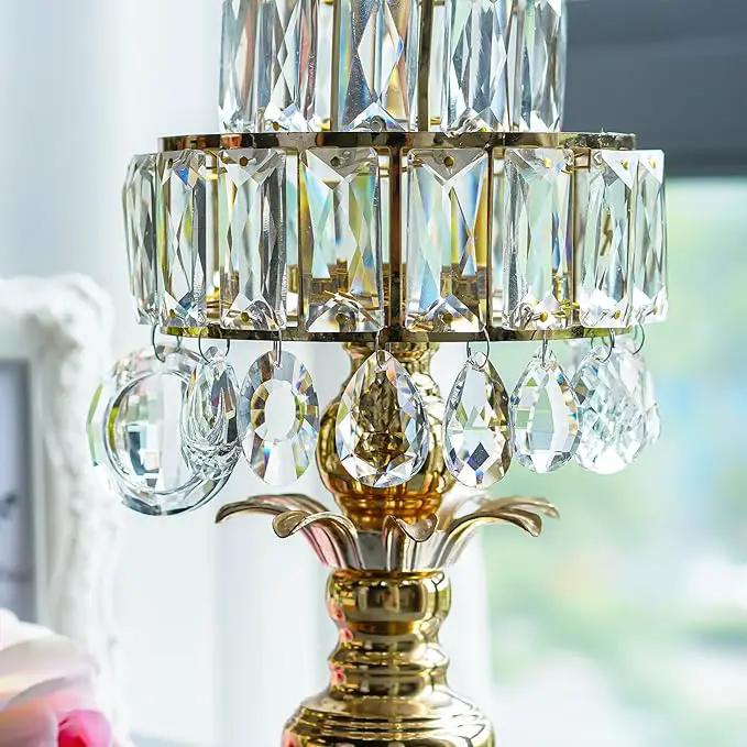 H&D 11pcs Clear Crystal Chandelier Lamp Lighting Drops Pendants Balls Prisms Hanging Glass Prisms Parts Suncatcher Home/House Decor by GreenHaven Gardens