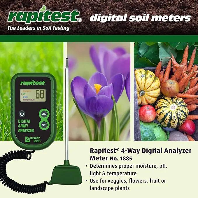 Luster Leaf 1885 Digital 4-Way Analyzer by GreenHaven Gardens