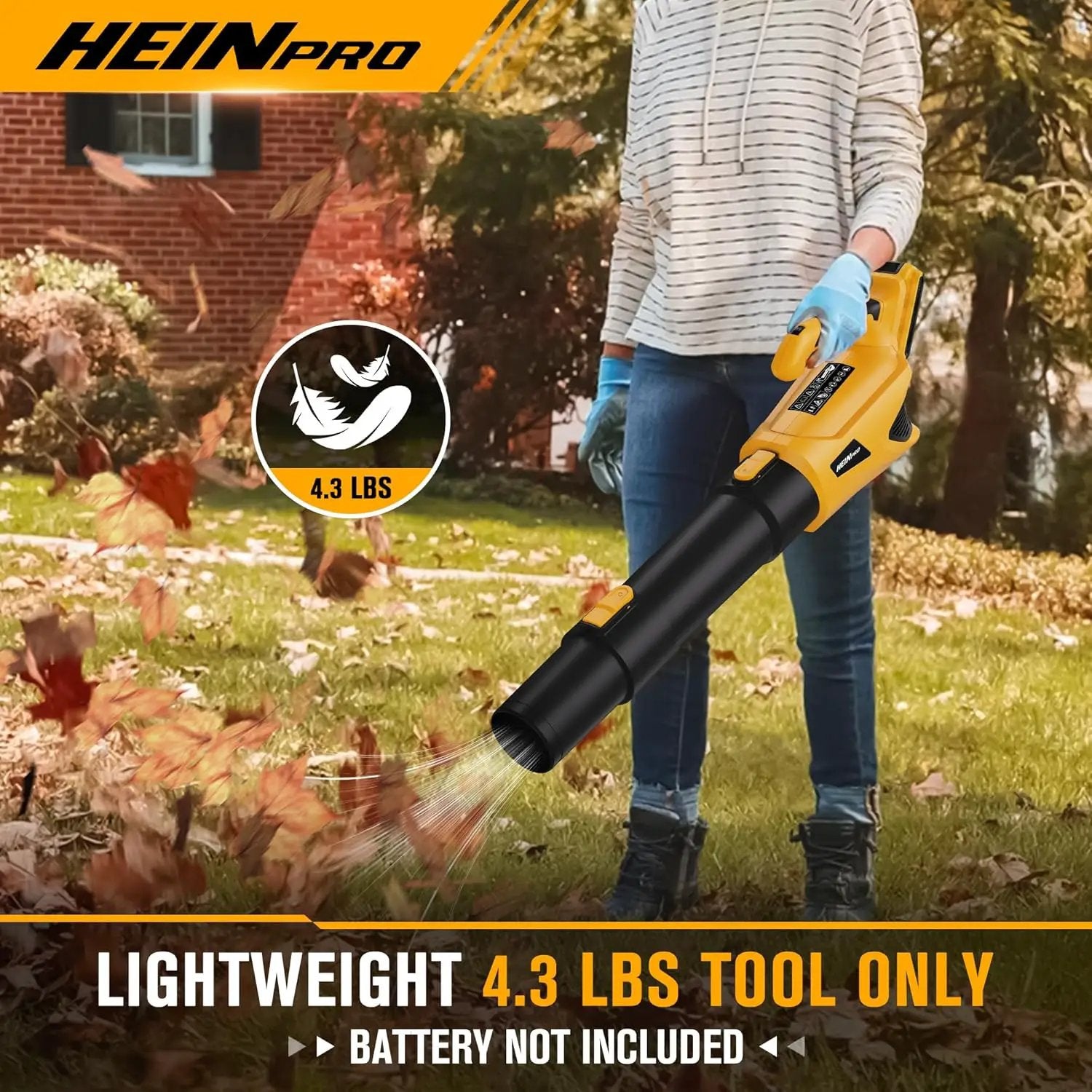 2-in-1 Cordless Leaf Blower and String Trimmer Combo Compatible with Dewalt 20V Battery, 500CFM/150MPH Electric Leaf Blower, 12-Inch Cordless Weed Wacker/Weed Eater/Grass Trimmer (Bare Tool) by GreenHaven Gardens