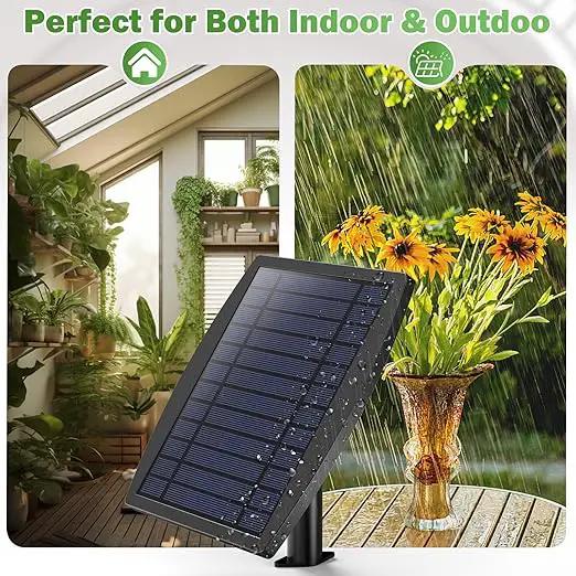 IPOW Upgrade 12 Timer Modes Supports 30 Pots 100% Anti-Siphoning Solar Irrigation System Automatic Watering System for Balcony, Indoor & Outdoor Plants, Garden, and Potted Plants by GreenHaven Gardens