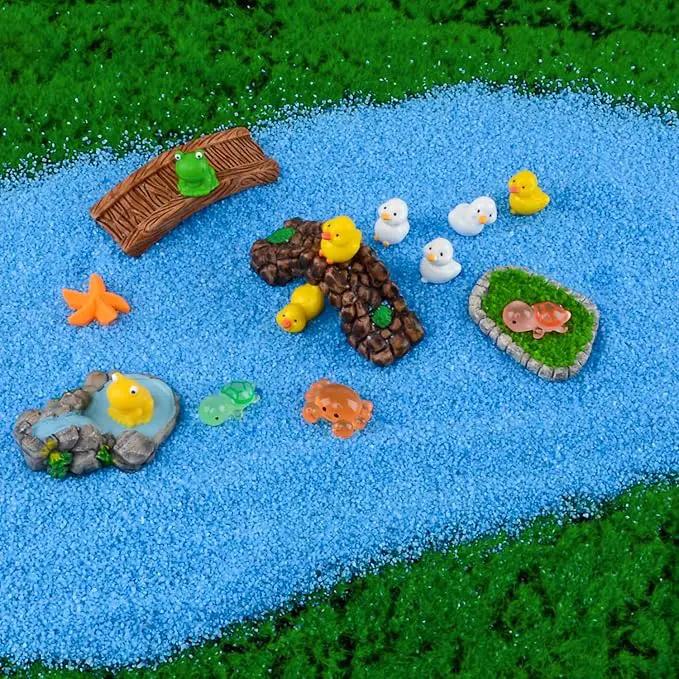 45 Pcs Mini Ocean Resin Animals Marine Miniature Animals Figurines Tiny Sea Animals Small Plastic Animals Micro Aquarium Ornaments Décor for DIY Fish Tank Fairy Garden Dollhouse Accessories by GreenHaven Gardens