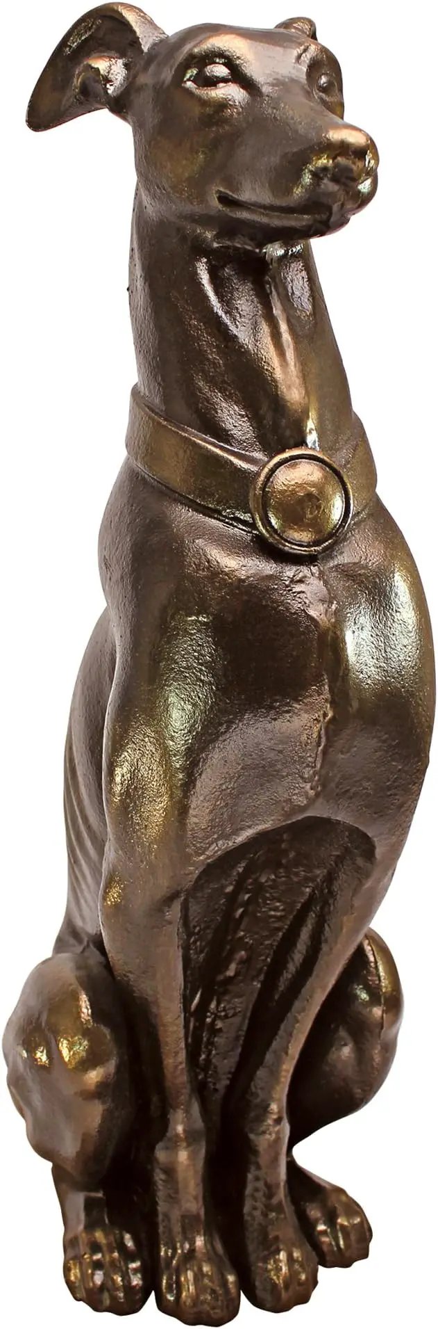 Design Toscano Greyhound Sentinel Cast Iron Dog Statue by GreenHaven Gardens