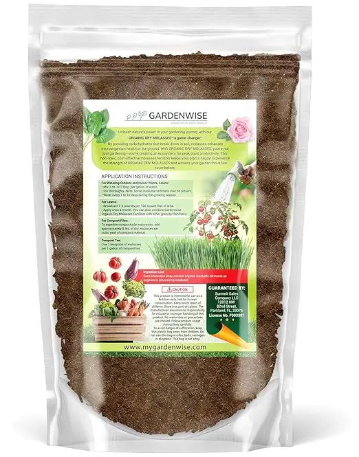 Organic Molasses for Plants - Horticultural Molasses - Ideal for Traditional & Hydroponic Gardening, for Indoor & Outdoor Plants (1 Quart) by GreenHaven Gardens