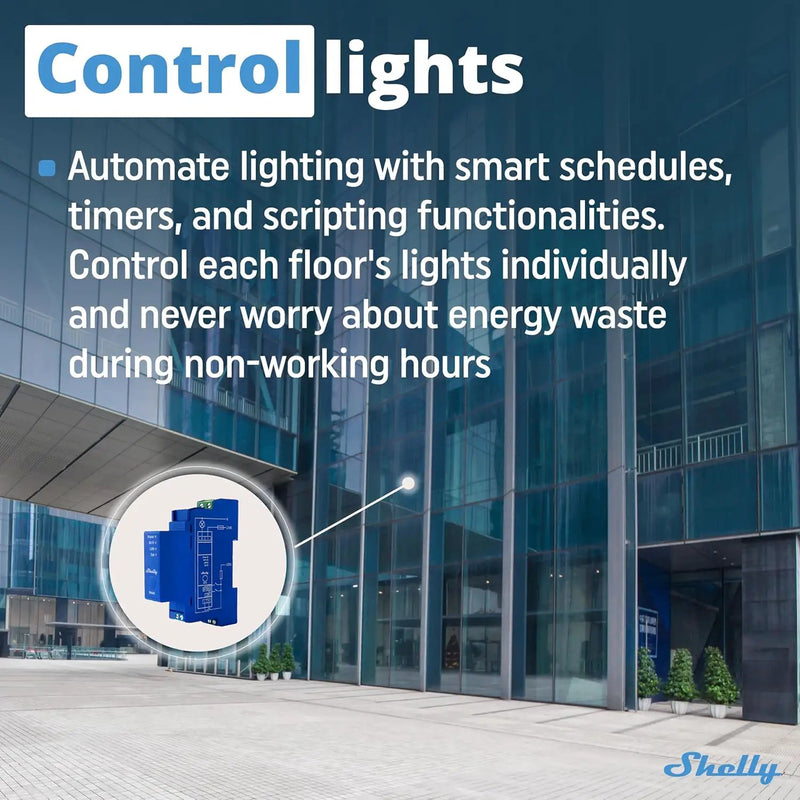 Shelly Pro 1 | Wi-Fi & LAN, 1-Channel Smart Relay Switch | Home Automation | Bluetooth Gateway | Compatible with Alexa & Google Home | No Hub Required | Remote Control | Timer Schedule | Dry Contacts by GreenHaven Gardens