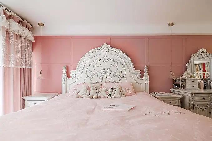 Dimoon 236''x17.7'' Pink Peel and Stick Wallpaper Contact Paper Modern Self Adhesive Wall Paper Removable Renter Friendly Textured Solid Color Shelf Cabinet Vinyl Roll (236''x17.7'',Rose Pink) by GreenHaven Gardens