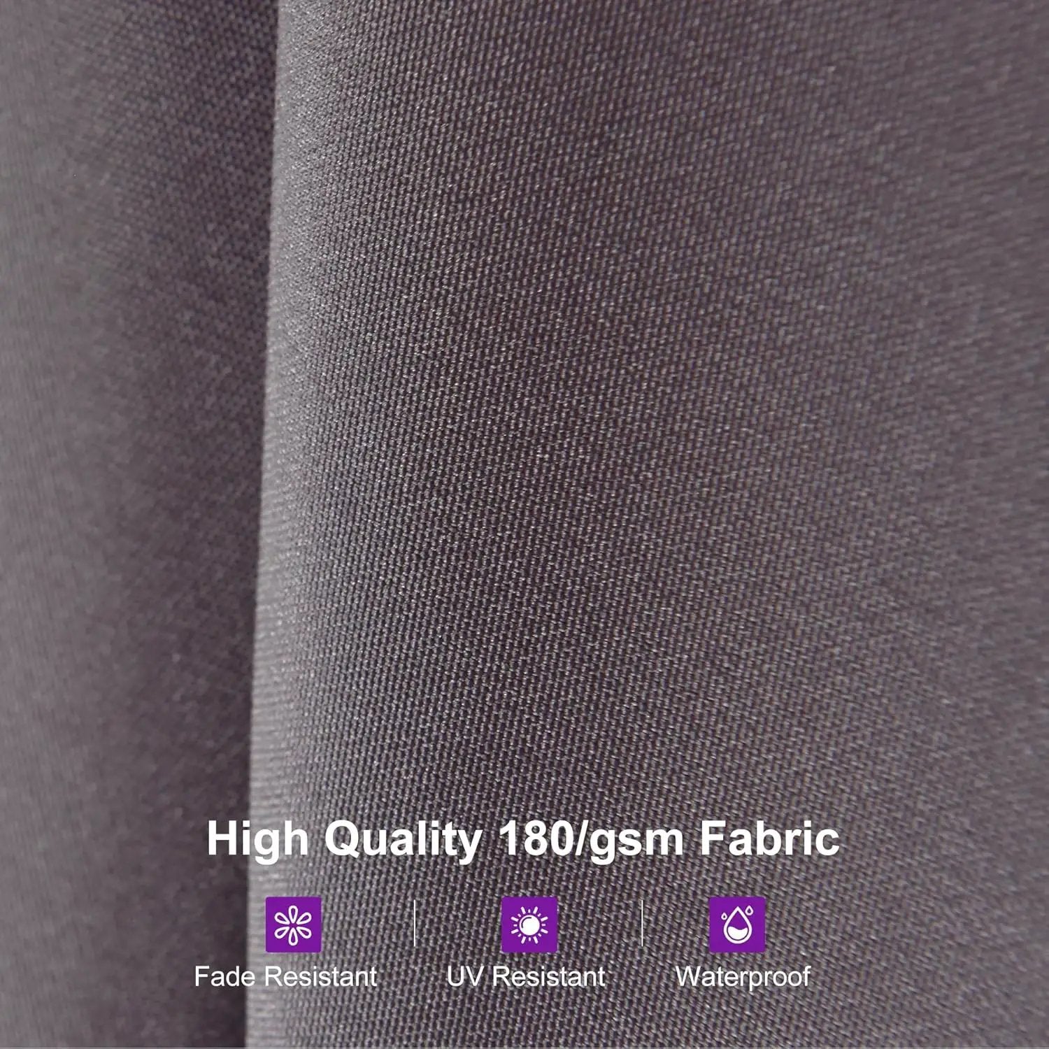 PURPLE LEAF 13ft Double-Sided Patio Umbrella with Base Included Market Rectangle Umbrella Outdoor Table Umbrella with Crank for Pool Garden Deck, Light Grey by GreenHaven Gardens