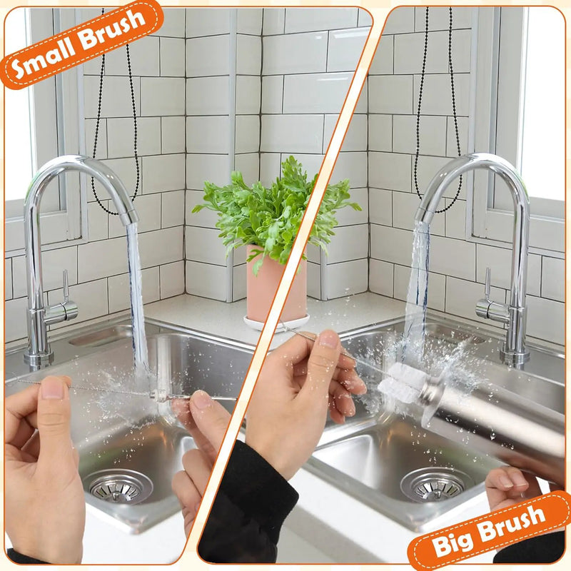 AHIER 2in 1 BBQ Spray Bottle, Turkey Marinade Injector Stainless Steel Grill Spray Bottle & Meat Injector with 2 PCS Cleaning Brush by GreenHaven Gardens