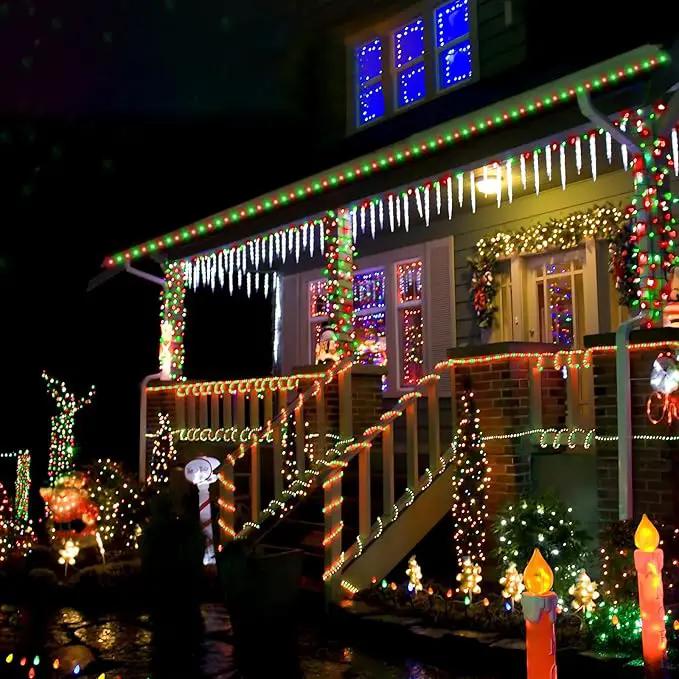 200ft LED Rope Lights Outdoor, 1440 LED Connectable and Flexible Tube Lights with 8 Modes, Waterproof LED Rope Lighting for Garden Patio Pool Bedroom PartyIndoor Outdoor Christmas Decor (Red & Green) by GreenHaven Gardens