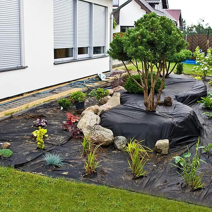 15 x 20 FT Pond Liner, 20 Mil Fish Pond HDPE Liner, Pond Liners for Outdoor Ponds, Koi Ponds, Garden Fountain, Waterfall by GreenHaven Gardens